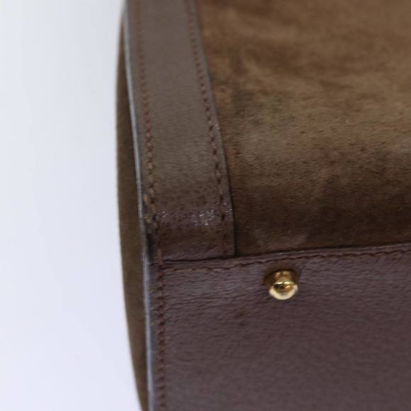 GUCCI Bamboo Tote Bag Suede Brown 002 2853 0260 0 Auth 75116 - Picture 15 of 16